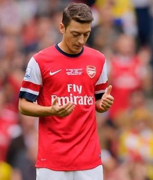 Ozil plays for Arsenal in England's Premier League.